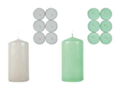 Lidl  Citronella-Stumpenkerze/​-Maxi-Duftlichter, 6er