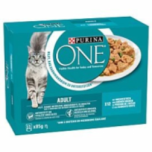 Purina ONE Katzenfutter Adult in Sauce mit Ozean Fisch