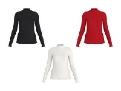 Lidl  Geripptes Rollkragenshirt