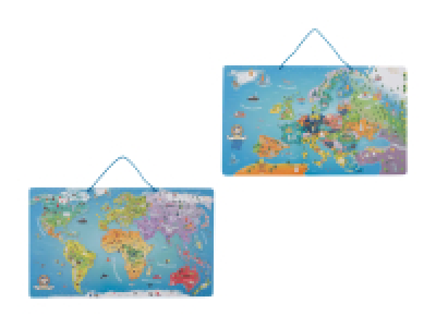 Magnetische Weltkarte/Europakarte