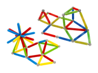 Lidl  Magnetbausatz Leuchtend, 56-tlg./Bunt, 60-tlg.