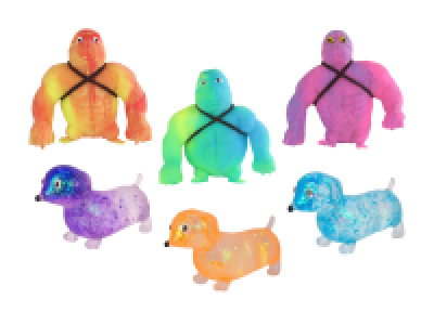 Glitter Stretchy Hund/Gorilla