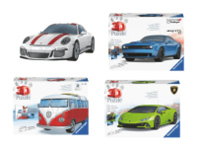 Lidl  3D-Puzzle Fahrzeuge